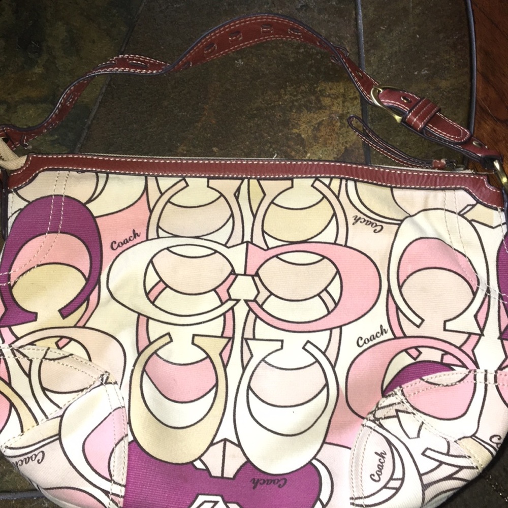 COACH Multi Print Hobo Bag